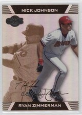 2007 Topps Co-Signers Hyper Silver/Bronze 28/50 Ryan Zimmerman Nick Johnson 0nr3