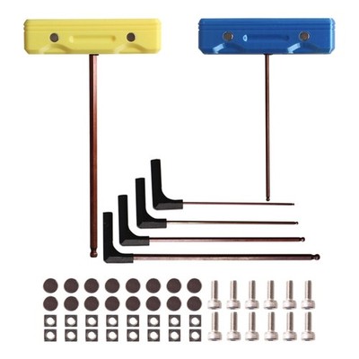 T Handle Hexagon Screwdriver Kit 5/4/3/2.5/1.5mm for Work 3D Printer Grip