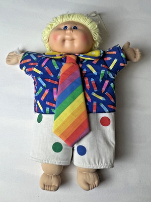 Vintage 1978 Cabbage Patch Kids Girl Blonde Hair Xavier Roberts 17 in (Flaw)