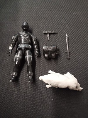 GI JOE  1985 Snake Eyes Ver 2 (Great Shape) Complete Sword has Damage