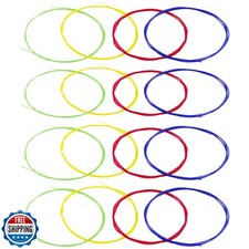 RAUYIVANY Ukulele strings, 4 Packs Colorful Nylon Ukulele strings