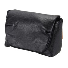 Digital Camera Storage Bag, 7 x 4.3 x 2 Inch PU Material Multi-Purpose, Black