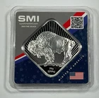 25 Gram Sunshine America250 Buffalo Square Silver Bar (New, In Card)