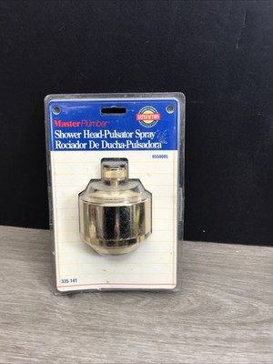 NEW Moen Master Plumber Decorative Pulsator Massager Shower Head Polished Gold