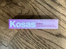New Kosas Air Brow Dark Brown Tinted Volumizing Treatment Eyebrow Gel New
