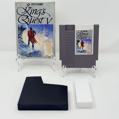 Kings Quest V NES Nintendo Complete Box Cartridge No Manual Tested