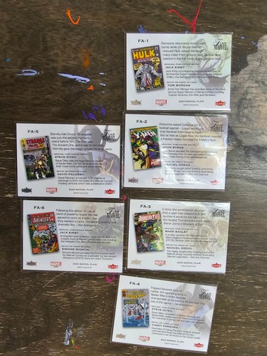 2023 Marvel Flair Flairium Komplettsatz #1-60 Stufen 1-6 & Achievements 66 Karten - Bild 4 von 5