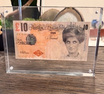 Banksy Di-Faced Tenner, Original, Authentic, With Gallery COA