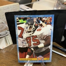 1993 Classic #62 Ronnie Dixon Rookie RC Cincinnatti Saints football card