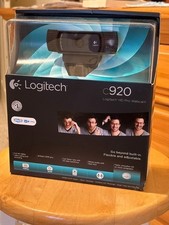 Logitech C920 HD Pro Webcam 1080p 30fps Autofocus Built-In Mic USB 2.0 Black