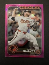 2024 Topps Chrome Corbin Burnes #3 Pink Refractors Baltimore Orioles 21B