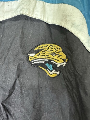 Giacca a vento vintage Starter Jacksonville Jaguars con cappuccio uomo L leggi - Foto 5 di 12