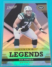 2022  Panini Prestige Living Legends #LL-17 Nick Mangold Jets Football Card J5