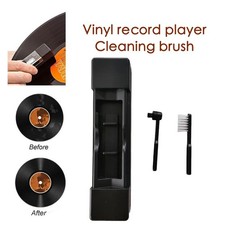 3in1 Vinyl Record Cleaning Brush Set Stylus Velvet Anti-static Cleaner Tool Kit