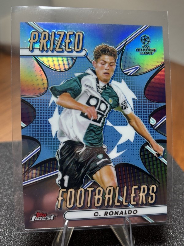 2022-23 Topps Finest UEFA Club Competitions - Prized Footballers Cristiano...