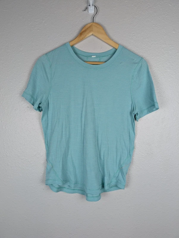 lululemon short sleeve tidal running yoga gym shirt