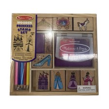 Melissa  Doug Princesses Stamps Stamp Pad Craft