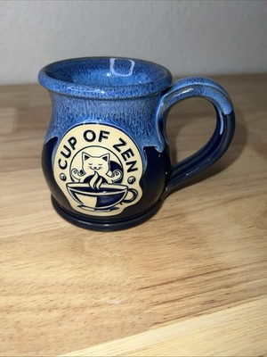 Deneen Pottery 2018 Cat Cup Of Zen Handmade Mug 123/300-Limited Edition