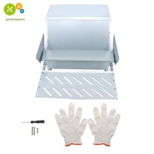 20lb Automatic Chicken Feeder Galvanized Steel Poultry Feeders For 6-12 Chickens