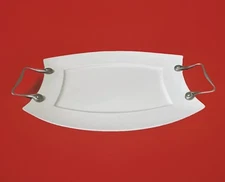 PARTY PLATE Ceramic Serving Dish Appetizer Tray Entertaining Platter Charcuterie