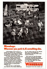 Vintage 1971 Winnedago Motorhome Original Advertisement Print Ad (8in x 5.5in)