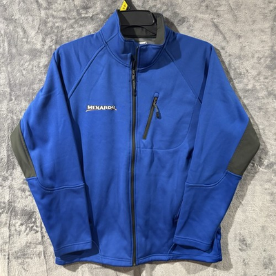 #ad Menards Full Zipper Fleece Softshell Jacket 20849 Men#x27;s Size Large Tall Used $23.00