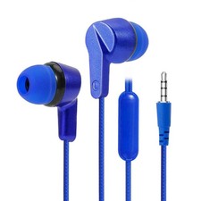Wired 3.5mm Stereo Headphones with Microphone for TCL 10L Hi-Fi Sound In-Ear