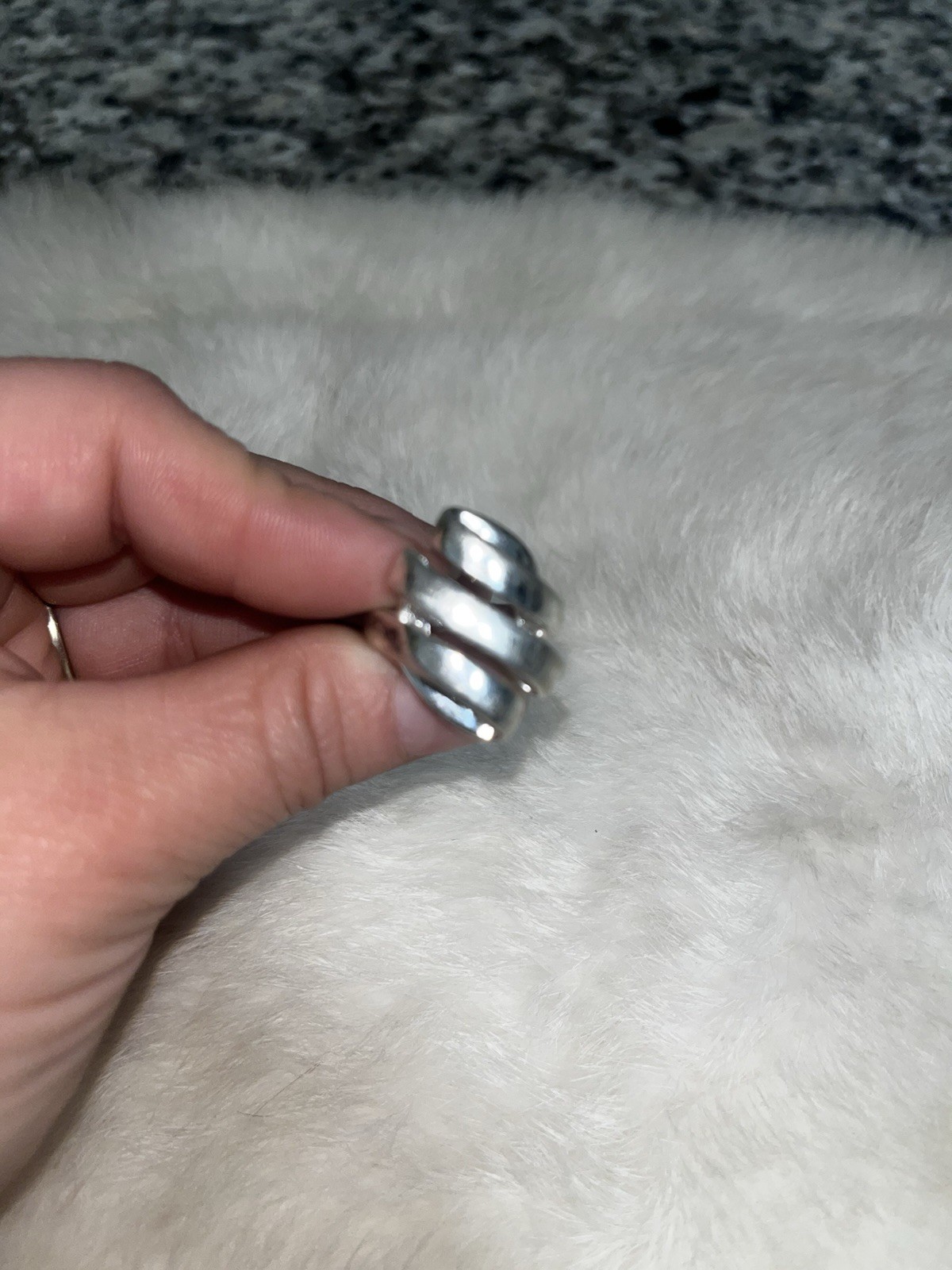 ALL STERLING SILVER 4 Ring Set - image 3