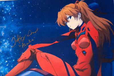 Asuka Langley Evangelion Entry Plug 8.5x11 Print SIGN by TIFFANY GRANT/Asuka VA