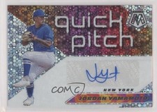 2021 Panini Mosaic Quick Pitch Auto Jordan Yamamoto #QPA-JY Auto 0c2