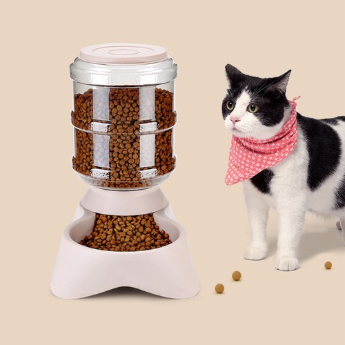Pet Feeder Cat Food Feeder Automatic Food Dispenser Cat Dog Feeder Device - Picture 3 of 12