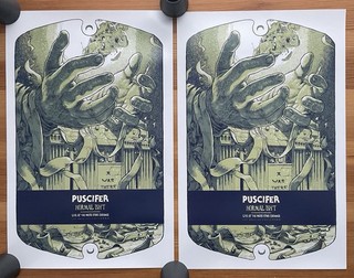 PUSCIFER Normal Isn’t Live At The Pacific LA TWO 11x17 Promo Posters