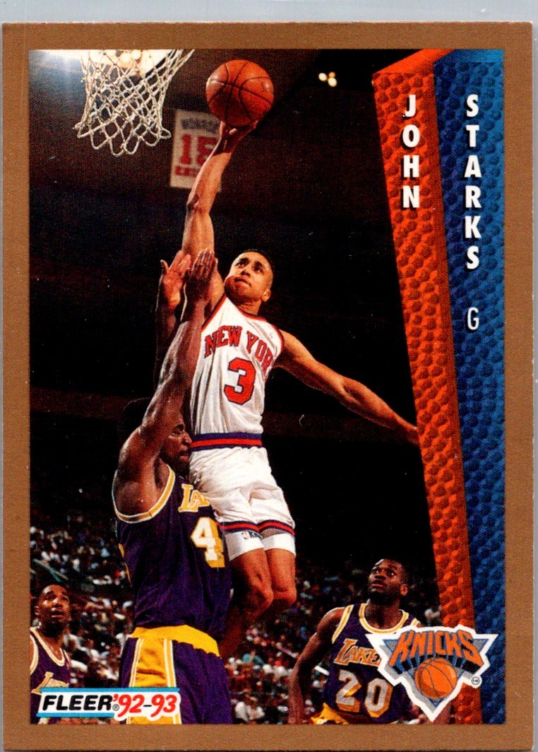 1992-93 Fleer Drake's John Starks New York Knicks #36