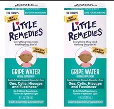 Lot of 6 - Little Remedies Gripe Water Colic & Gas Relief Newborns 4 oz 11/2025