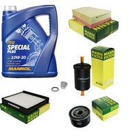 Inspektionspaket 5L Mannol Special Plus 10W-30 FüR Renault ScéNic II 1.6 16V