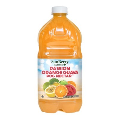Passion Orange Guava (POG) Nectar 64 fl oz | Tropical Juice Blend with Real F...