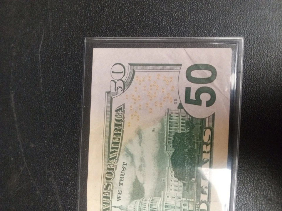 Super Low Ser# $50 (STAR) PF00000044* 2017 E.F. Very Rare Sheet Run. - Image 4 of 4