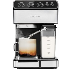 CHEFMAN 6-In-1 Espresso Machine with Built-In...
