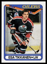 1990-91 O-Pee-Chee Esa Tikkanen #156 Edmonton Oilers