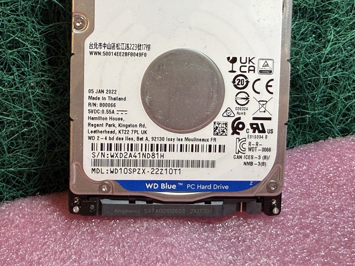 WD WD10SPZX BLUE 1TB SATA 2.5” WD10SPZX-22Z10T1 | eBay