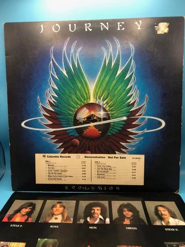 Journey - Evolution LP Columbia FC 35797 1979 1st Pressing White Label Promo EX