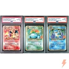 PSA 10 Charizard Venusaur Blastoise Set 001-003/025 S8aP 25th Promo Japanese