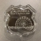 .999 Silver 1oz Round/Bar Route 66 Shield - California Santa Monica Pier