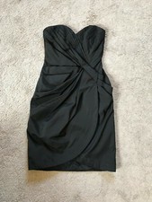 Black Sweetheart Neckline LBD by Warehouse, Size UK 6