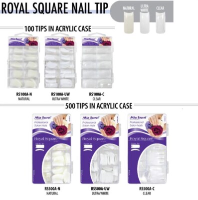 Mia Secret Professional Nail Tips - Royal Square - PICK YOURS