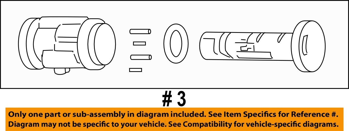 CHRYSLER OEMIgnition Lock Cylinder 5179511AA eBay