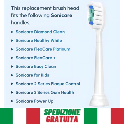 Testine di Ricambio per Spazzolino Elettrico Philips Sonicare – Qualità Premium