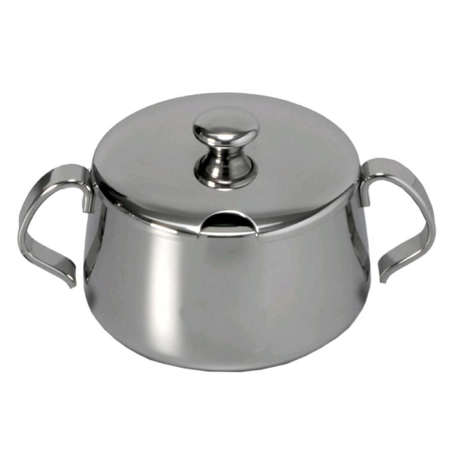 Alessi Inox "104/20 Ufficio Tecnico" Polished Stainless Steel Sugar Bowl w/  Lid for sale online | eBay