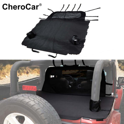 Seat Cargo Isolation Trunk Cover Security Shade Tonneau for Jeep Wrangler JK 2D