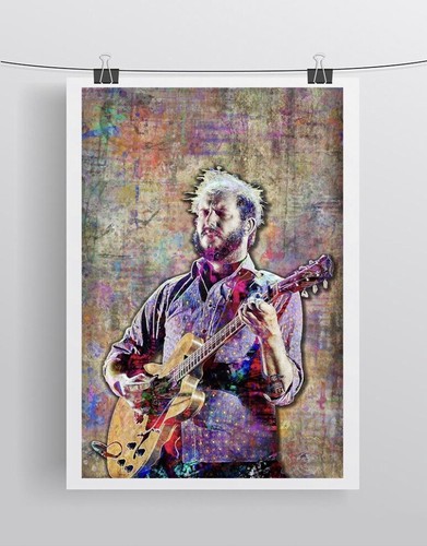 BON IVER Justin Vernon 8x10in Poster Bon Iver Tribute Free Shipping - Picture 2 of 5